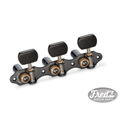 SCHALLER GRAND TUNE CLASSIC SATIN BLACK / EBONY BUTTON / BLACK SHAFTS