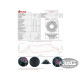 10 GUITAR SPEAKER CERAMIC MAGNET 8 OHMS 70W