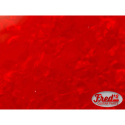 !! DISCONTINUED !! PICKGUARD BLANK 30 x 45cm x 2.54mm 4 PLY RED PEARLOID