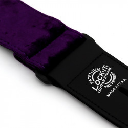 LOCK IT STRAP CRUSHED VELVET PURPLE