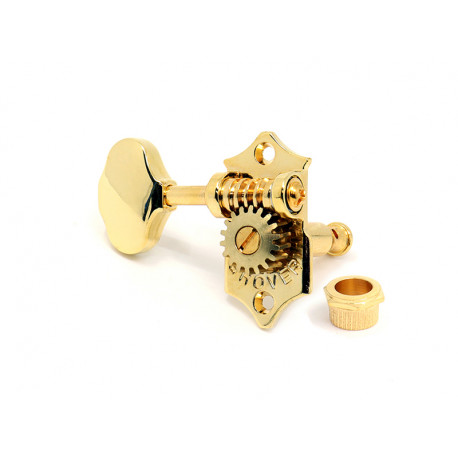 GROVER V97-18GA STA-TITE 3X3 SCALLOPED BUTTON GOLD 1:18