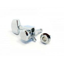 KLUSON LOCK- BACK 3X3 SCHALLER STYLE CHROME