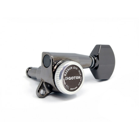 GOTOH SG381 6X1 COSMO BLACK BLOCABLE MGT (PACK.)