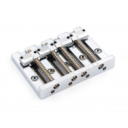 LEO QUAN® BADASS II™ BASS BRIDGE 4 STRING 19mm STRING SPACING CHROME
