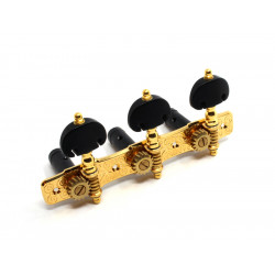 CLASSIC 510 BLACK BUTTONS GOLD AXES BLACK ALU 1:16