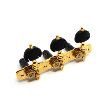 CLASSIC 510 BLACK BUTTONS GOLD AXES BLACK ALU 1:16