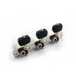 RUBNER DROITE FINE GRAVURE NICKEL BOUTONS EBENE