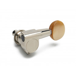 KLUSON BASS TUNERS 2X2 AMBER/NICKEL