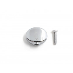 REPLACEMENT ROUND BUTTON (FOR HIPSHOT, KLUSON AND MORE) CHROME