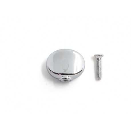 REPLACEMENT ROUND BUTTON (FOR HIPSHOT, KLUSON AND MORE) CHROME