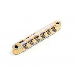 FABER BRIDGE ABRH, FOR GIBSON® ABR-1, AGED GOLD, NYLON SADDLES