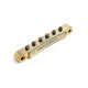 FABER BRIDGE ABRH, FOR GIBSON® ABR-1, AGED GOLD, NYLON SADDLES