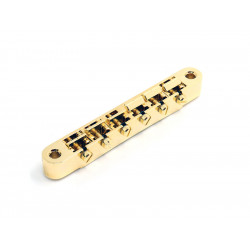 FABER BRIDGE ABRH, FOR GIBSON® ABR-1, GOLD, BRASS SADDLES GOLD