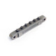 FABER BRIDGE ABRH, FOR GIBSON® ABR-1, AGED NICKEL, BRASS SADDLES NICKEL AGED
