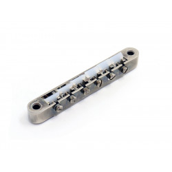 FABER BRIDGE ABRH, FOR GIBSON® ABR-1, AGED NICKEL, NYLON SADDLES