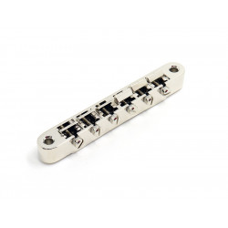 FABER BRIDGE ABRH, FOR GIBSON® ABR-1, NICKEL, BRASS SADDLES NICKEL