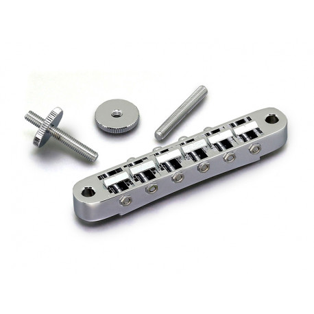 GOTOH® GE103B TUNE-O-MATIC BRIDGE 4mm POSTS CHROME