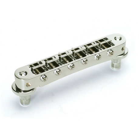 TONEPROS ALUMINIUM LP BRIDGE (SMALL INSERTS) NICKEL