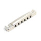 FABER TAILPIECE BRIDGE 59 VINTAGE ALU, NICKEL