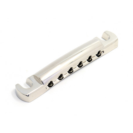 FABER TAILPIECE BRIDGE 59 VINTAGE ALU, NICKEL