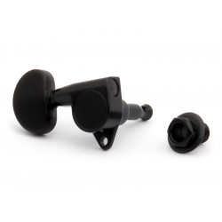 DER JUNG® MACHINE HEADS GROVER® STYLE 3+3 BLACK (Bulk 10 Sets)