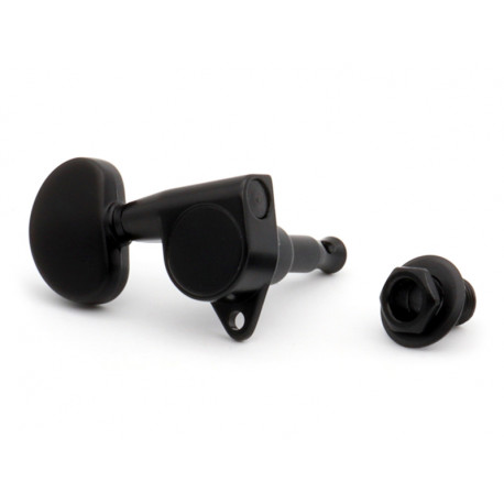 DER JUNG® MACHINE HEADS GROVER® STYLE 3+3 BLACK (Bulk 10 Sets)