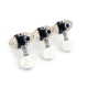 DER JUNG® MACHINE HEADS HAUSER FOR CLASSICAL GUITAR PEARL BUTTONS NICKEL