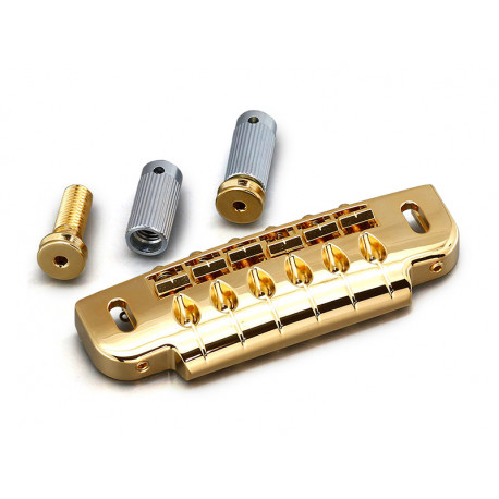 GOTOH GUITAR BRIDGE et TAILPIECE 510 GOLD