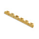 SADDLES FOR ABR STYLE TUNE-O-MATIC BRIDGE GOLD (6pcs)