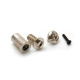 LOCKING STUD POUR CORDIERS LP et WRAPAROUND CHROME (PAIR)