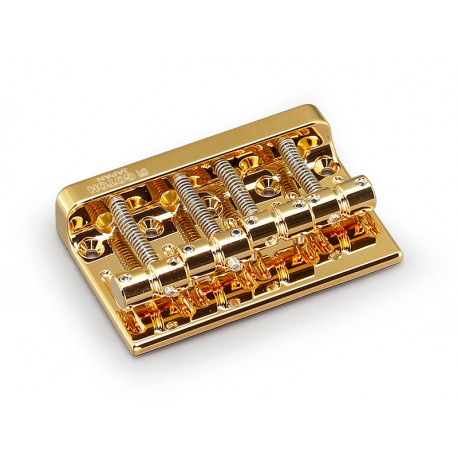 GOTOH P/J BASS BRIDGE BRASS GOLD 19MM AV RAILS