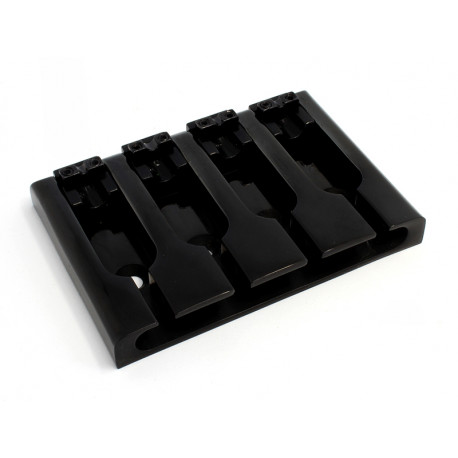 4-STRING 3-D BASS BRIDGE BLACK 19mm