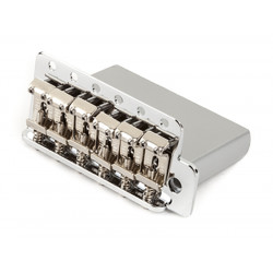 Vintage-Style Strat® Bridge Assembly, (2-3/16 Spacing), Chrome