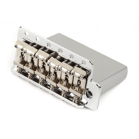 Vintage-Style Strat® Bridge Assembly, (2-3/16 Spacing), Chrome