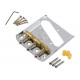 3-Saddle American Vintage Hot Rod Telecaster® Bridge Assembly with Compensa