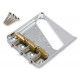 3-Saddle American Vintage Telecaster® Bridge Assembly with Brass Saddles (Chrome