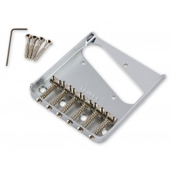 6-Saddle Vintage-Syle Telecaster® Bridge Assembly (Chrome)