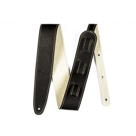 FENDER® BALL GLOVE LEATHER STRAP BLACK