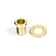 6 X ECROU + RONDELLE METAL POUR MEC.BAIN D'HUILE GOLD