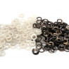 RONDELLES BASS PLASTIC WHITE (25) + BLACK (25)