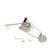 *GOLDO DG TREMOLO FOR HOLLOWBODY GUITARS LONG NICKEL