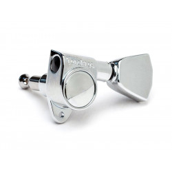 TONEPROS® MACHINE HEADS 3+3 KEYSTONE BUTTON 1:20 CHROME
