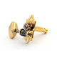 GOTOH® MACHINE HEADS SXB510V SOLID HEADSTOCK 3+3 BUTTERBEAN BUTTON 1:15 GOLD