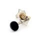 GOTOH® MACHINE HEADS SXB510V SOLID HEADSTOCK 3+3 BLACK BUTTON 1:15 NICKEL