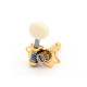 GOTOH® MACHINE HEADS SXB510V SOLID HEADSTOCK 3+3 IVORY BUTTON 1:15 GOLD