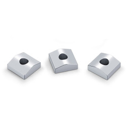 FLOYD ROSE® ORIGINAL LOCKNUT CAPS CHROME (3pcs)