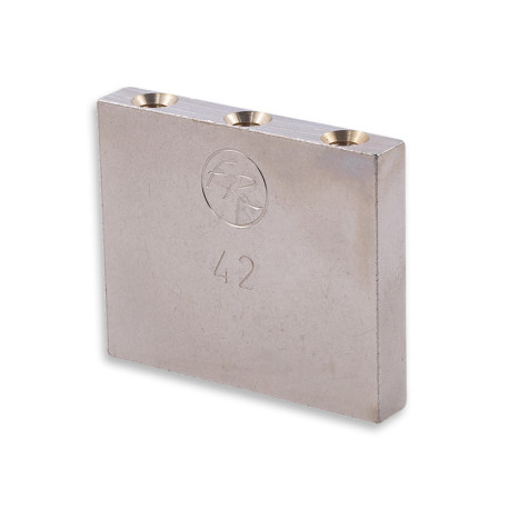 ORIGINAL NICKEL PLATED BRASS BLOCK 42mm