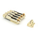 APOLLO MUSIC PARTS® SINGLE TUNING HEADLESS BASS BRIDGE GOLD