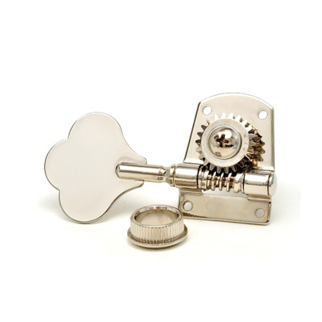 KLUSON® MÉCANIQUES VINTAGE STYLE FENDER® REVERSIBLES 4x1 RATIO 1:22 NICKEL