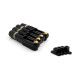 APOLLO MUSIC PARTS® SINGLE TUNING HEADLESS BASS BRIDGE BLACK